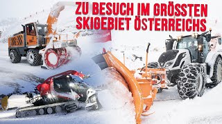 Winterdienst in Österreich Valtra Traktoren und Pistenbully Story in 4K [upl. by Roley230]