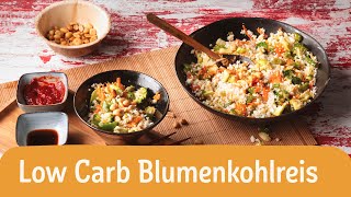 Low Carb Blumenkohl Reis mit Brokkoli Shorts [upl. by Anehs]