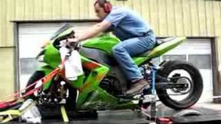 04 zx10r Dyno 192 HP 62307 [upl. by Dinse]