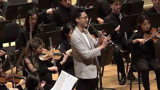 Clarinet Concerto No 1 Op 26 Spohr  ChaoChih George Chen clarinet  Stony Brook Symphony Orch [upl. by Slerahc]