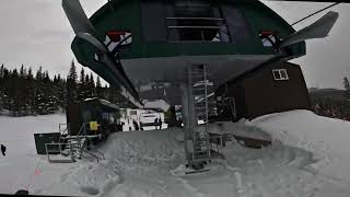 Woodward Express lift at Copper Mtn 18 Feb 2024 [upl. by Elac20]