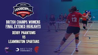 British Champs 2024 Womens Final Highlights  Derby Phantoms vs Leamington Spartans [upl. by Pani]