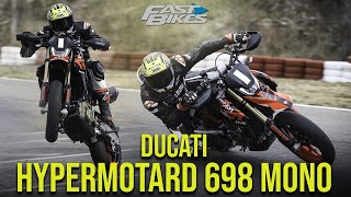 Ducati’s hyped up Hypermotard 698 Mono  here’s our take [upl. by Ahsekim]