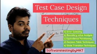 Test Case Design Techniques Fully Explained  Software Testing  SoftwaretestingbyMKT [upl. by Caputto]