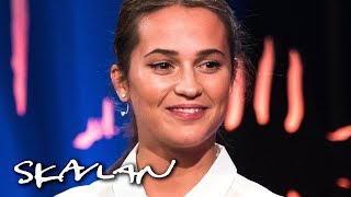 Alicia Vikander reveals prince William is Game of Thrones fan  English sub  SVTNRKSkavlan [upl. by Sadie222]