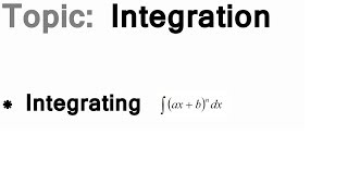 ASALevel Maths Integration  Integrating axbn [upl. by Welles260]