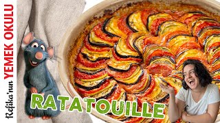 Farklı Bir Sebze Yemeği Arayanlara RATATUY Tarifi 🍅 Ratatouille Filmindeki Birebir Tarif 🍆🍅 [upl. by Nyral]