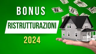 Bonus Ristrutturazione 2024 [upl. by Michele234]