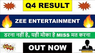 Zeel q4 Results 2023  Zee entertainment share latest news  zeel share news today  zeel share news [upl. by Deeann844]