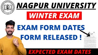 RTMNU Winter Exam 2023 Exam Form Released  Nagpur University Winter Exam Dates 2023 [upl. by Lsiel]