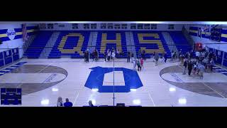 Queensbury vs Hudson Falls High School Girls Varsity Volleyball [upl. by Nyrmac]