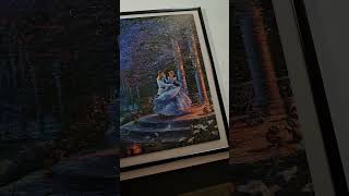 500 piece Thomas Kinkade puzzle Glued and framed puzzles disney cinderella puzzletime [upl. by Boutis272]