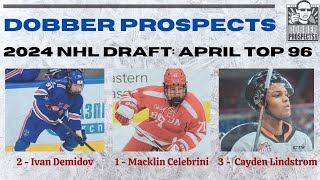 2024 NHL DRAFT RANKING MEETING  DobberProspects April Top 96 Scouts Roundtable [upl. by Burkhardt]