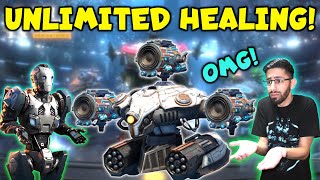 Unlimited Healing Sheriff DEMETER amp APPM3TR Legendary Pilot  War Robots 75 MK3 NEW Gameplay WR [upl. by Ssidnac]