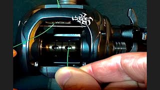 How to spool line onto a baitcaster [upl. by Leumel]