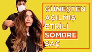 Güneşten Açılmış Etkili SOMBRE Saç  Yaz Dönüşümü  Toprak Şeker [upl. by Hsizan]