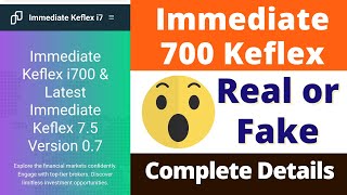 Immediate 700 Keflex Real or Fake  Immediate 700 Keflex Review  Scam or Legit  I700 Keflex Review [upl. by Eelra143]