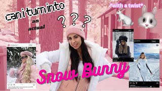 🐰 I turned into an actual ❄️Snow Bunny🐇 Asos try on [upl. by Lillis]