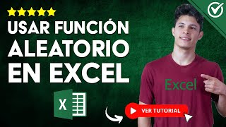 Cómo usar la FUNCIÓN ALEATORIO en Excel  📊 Uso y para qué Sirve 🔀 [upl. by Ainehta]