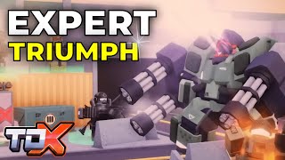 How I beat expert in TDX  Tower Defense X Roblox [upl. by Hpesoy]