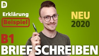 B1 Brief schreiben  Entschuldigung  telc DTZ B1 Prüfung  Deutsch lernen A2 B1 [upl. by Oicaroh]