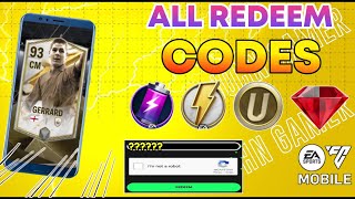 All Redeem Code In FC Mobile 24  New FC Mobile Redeem Code Today [upl. by Peoples]