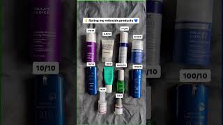 Rating my retinoids products 🌸🫶🏻retinoids skincareproducts viralvideo ytshorts [upl. by Faustena]