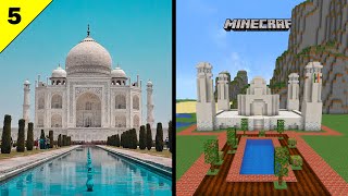 I Built All 7 Wonders Of The World In Minecraft [upl. by Leryt]