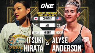 Itsuki Hirata vs Alyse Anderson  Full Fight Replay [upl. by Notnats493]