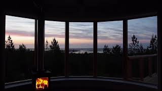 ocean views wood burning fire [upl. by Joella]