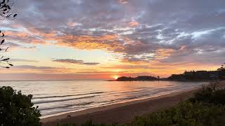 Sunrise at Terrigal Beach Beautiful clouds [upl. by Eniksre]