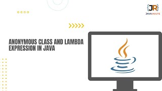 Java Tutorials Anonymous Object and Lambda Expression in Java [upl. by Reifinnej531]