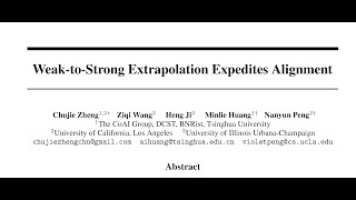 QA WeaktoStrong Extrapolation Expedites Alignment [upl. by Goldie]