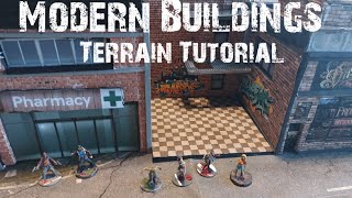 HOW TO MAKE Buildings for Modern wargames Terrain Tutorial  VERY EASY [upl. by Misaq]