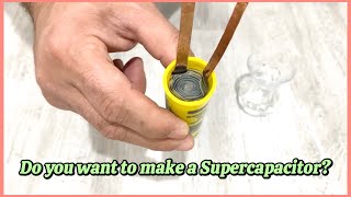 Make Your Own Supercapacitor  DIY Supercapacitor [upl. by Irving548]