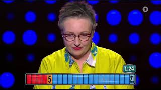 Gefragt  Gejagt ARD S10E26  Adriane Rickels 21 Punkte Finale [upl. by Akisej]