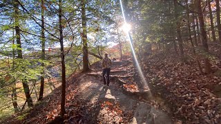 HIKING IN HOCKING HILLS OHIO VLOG [upl. by Irmina473]