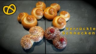 Hefeschnecken selber machen rezept [upl. by Enninaej]