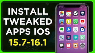 How to Get Tweaked Apps on iOS 157161 Easily No Jailbreak Full Guide [upl. by Inobe525]