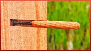 Amazing Woodworking Techniques amp Wood Joint Tips  Genius Wooden Connections  by marcip [upl. by Neumeyer]