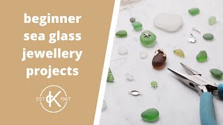 Sea Glass Jewellery Making Projects For Beginners  Kernowcraft [upl. by Bear17]