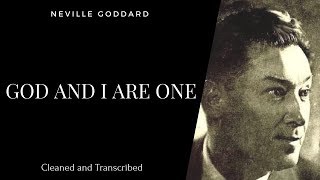 Neville Goddard  God And I Are One  1972 Lecture  Own Voice  Full Transcription  Subtitles 🙏 [upl. by Madai207]