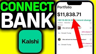 How To Connect Bank Account To Kalshi Connect ANY Bank [upl. by Binnings]