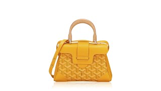 Goyard Saigon Souple Mini Bag Yellow [upl. by Moreville]