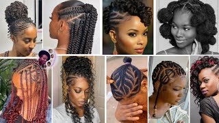 55 UNIQUE BRAIDING HAIR HAIRSTYLES FOR BLACK WOMENPROTECTIVE Hairstyles Ideas [upl. by Cykana14]