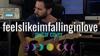 Feels like im falling in love  Coldplay Guitar cover [upl. by Ydnil391]