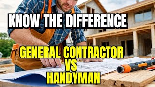 Contractor vs Handyman The TRUTH You Need To Know [upl. by Kilah]