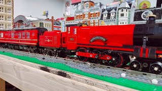 Custom Lego Hogwarts Express Train Moc [upl. by Ateval]