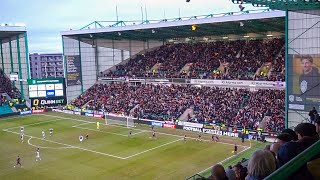 INSANE Lawrence Shankland goal and celebrations  Hibs v Hearts [upl. by Graner]