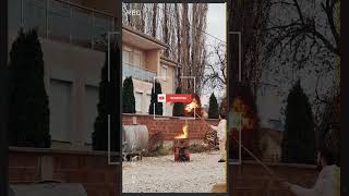 workman fire lovemywork viralvideo funny subscribe youtube youtubechannel peace warehouse [upl. by Elleinnad]